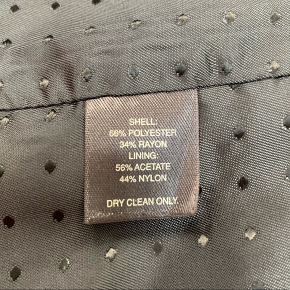 WHBM Pressed Ruffle Lapel Single Button Blazer M - Picture 10 of 11